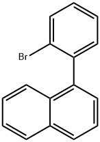 1-(2-ブロモフェニル)ナフタレン 化学構造式