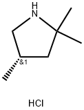 (S)-2,2,4-trimethylpyrrolidinehydrochloride Structure