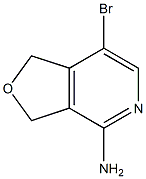 Furo[3,4-c]pyridin-4-amine, 7-bromo-1,3-dihydro- Structure