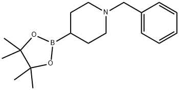 1-Benzyl-piperidine-4-boronic acid pinacol ester Structure