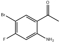 1-(2-AMINO-5-BROMO-4-FLUORO-PHENYL)-ETHANONE, 1934470-94-6, 结构式