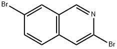 3,7-DIBROMOISOQUINOLINE, 1935586-13-2, 结构式