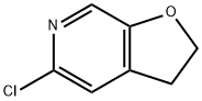 Furo[2,3-c]pyridine, 5-chloro-2,3-dihydro-
 Structure