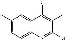 2,4-dichloro-3,6-dimethylquinoline Struktur