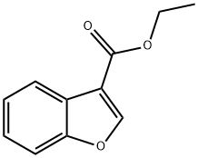 エチル ベンゾフラン-3-カルボキシラート 化学構造式