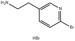 2-(6-Bromo-pyridin-3-yl)-ethylamine dihydrobromide 化学構造式