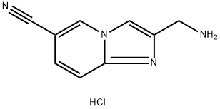 2-Aminomethyl-imidazo[1,2-a]pyridine-6-carbonitrile dihydrochloride Structure