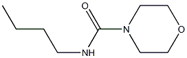 4-(BUTYLCARBAMOYL)MORPHOLINE Structure