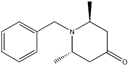 REL-(2R,6R)-1-苄基-2,6-二甲基哌啶-4-酮, 198211-14-2, 结构式