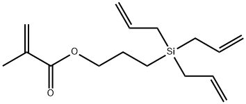3-(三烯丙基硅烷基)甲基丙烯酸丙酯 (含有稳定剂MEHQ),1990509-31-3,结构式
