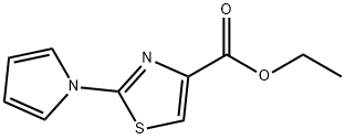 ETHYL 2-(1H-PYRROL-1-YL)THIAZOLE-4-CARBOXYLATE,202595-58-2,结构式