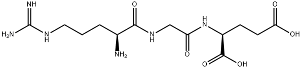 L-Glutamic acid, N-(N-L-arginylglycyl)-
 Struktur
