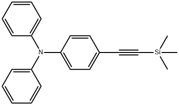 N,N-diphenyl-4-((trimethylsilyl)ethynyl)aniline,205877-25-4,结构式