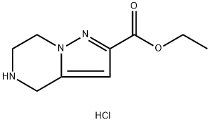 Ethyl 4,5,6,7-tetrahydropyrazolo[1,5-a]pyrazine-2-carboxylate, hydrochloride Structure