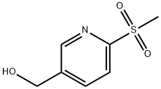(6-(Methylsulfonyl)pyridin-3-yl)methanol Struktur