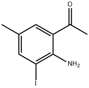 1-(2-Amino-3-iodo-5-methyl-phenyl)-ethanone,2092598-62-2,结构式