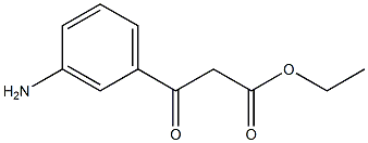 ethyl 3-(3-aminophenyl)-3-oxopropanoate Structure