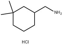 (3,3-DIMETHYLCYCLOHEXYL)METHANAMINE HYDROCHLORIDE,212382-66-6,结构式