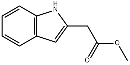 methyl 2-(1H-indol-2-yl)acetate 化学構造式