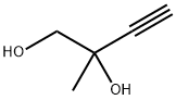 2-methylbut-3-yne-1,2-diol 化学構造式