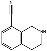 1,2,3,4-Tetrahydro-8-isoquinolinecarbonitrile 结构式