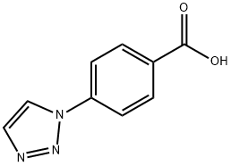 4-(1H-1,2,3-Triazol-1-yl)benzoic acid Struktur