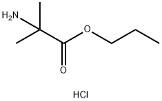 propyl 2-amino-2-methylpropanoate hydrochloride Structure