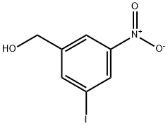 (3-碘-5-硝基苯基)甲醇, 219589-42-1, 结构式