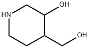 4-(hydroxymethyl)piperidin-3-ol Structure