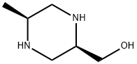 2-Piperazinemethanol, 5-methyl-, (2R,5S)- Structure