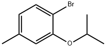 1-Bromo-2-isopropoxy-4-methylbenzene Struktur