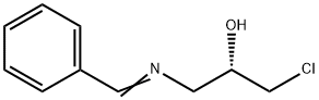 (S)-1-(亚苄基氨基)-3-氯丙-2-醇 结构式