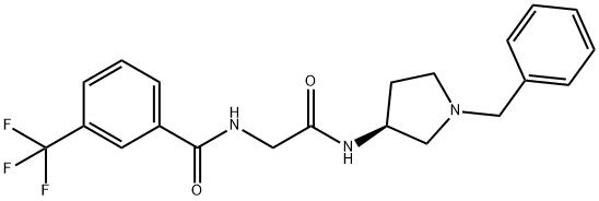 226228-42-8 (S)-N-(2 - ((1-苄基吡咯-3-基)氨基)-2-氧乙基)-3-(三氟甲基)苯甲酰胺
