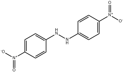 1,2-BIS(4-NITROPHENYL)HYDRAZINE 化学構造式
