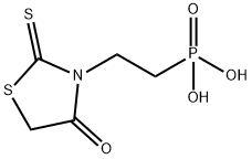 [2-(2-硫代-4-氧代-3-噻唑烷基)乙基]膦酸,227316-23-6,结构式