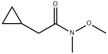 2-Cyclopropyl-N-methoxy-N-methyl-acetamide|2-环丙基-N-甲基-N-甲氧基乙酰胺