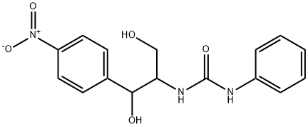 1-(2-HYDROXY-1-HYDROXYMETHYL-2-(4-NITRO-PHENYL)-ETHYL)-3-PHENYL-UREA Structure