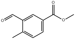 3-甲酰基-4-甲基苯甲酸甲酯, 23038-60-0, 结构式