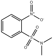 N,N-dimethyl-2-nitrobenzenesulfonamide 化学構造式