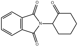 2-(2-氧代环己基)-1H-异吲哚-1,3(2H)-二酮, 24037-87-4, 结构式