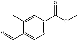 4-甲酰基-3-甲基苯甲酸甲酯 结构式