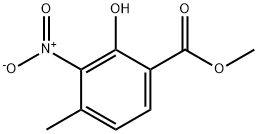 2-Hydroxy-4-methyl-3-nitro-benzoic acid methyl ester,24279-14-9,结构式