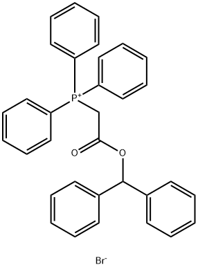 (Diphenylmethyl)oxycarbonylmethyltriphenylphosphonium bromide Structure