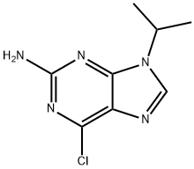 2-Amino-6-chloro-9-isopropylpurine,244030-28-2,结构式