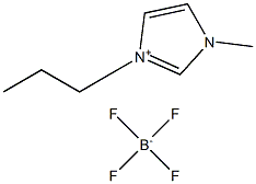 1-Methyl-3-propylimidazolium tetrafluoroborate Struktur