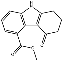 methyl 4-oxo-2,3,4,9-tetrahydro-1H-carbazole-5-carboxylate Struktur