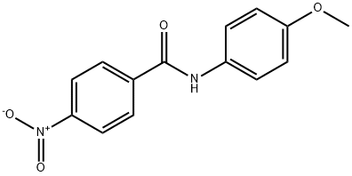 Benzamide, N-(4-methoxyphenyl)-4-nitro-
 Struktur