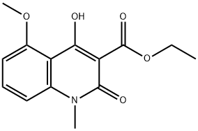 ethyl 4-hydroxy-5-methoxy-1-methyl-2-oxo-1,2-dihydroquinoline-3-carboxylate Structure