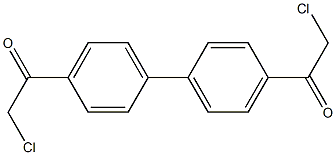 4,4'-二(2-氯乙酰基)联苯 结构式