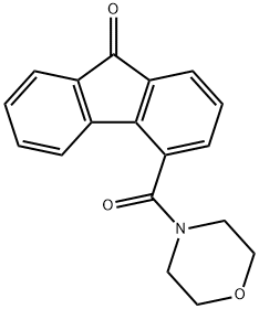4-(morpholine-4-carbonyl)-9H-fluoren-9-one Structure